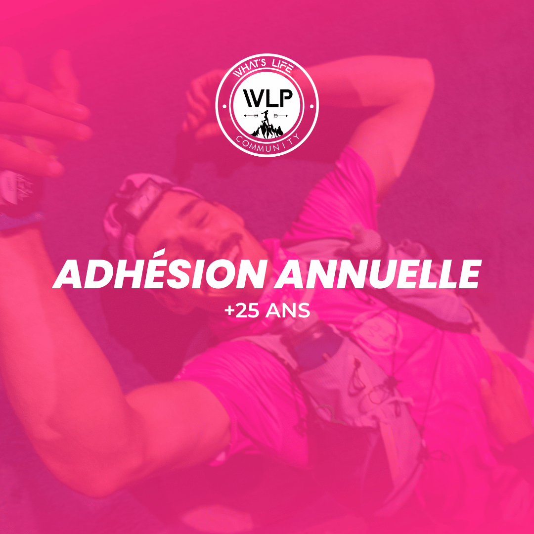 Adhésion annuelle (+25 ans)