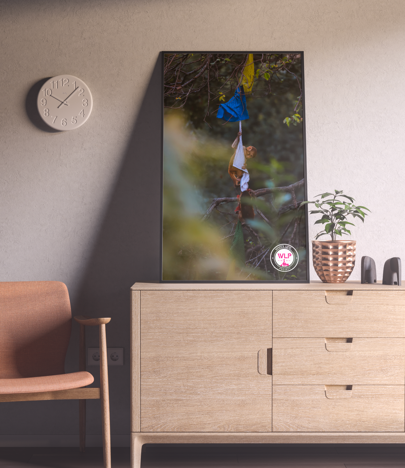 PHOTO IMPRIMÉE - Little Monkeys